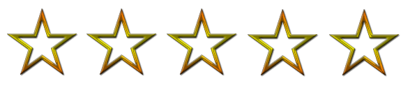 Positive Kundenbewertung mit 5 Sternen, maximale Punktzahl
